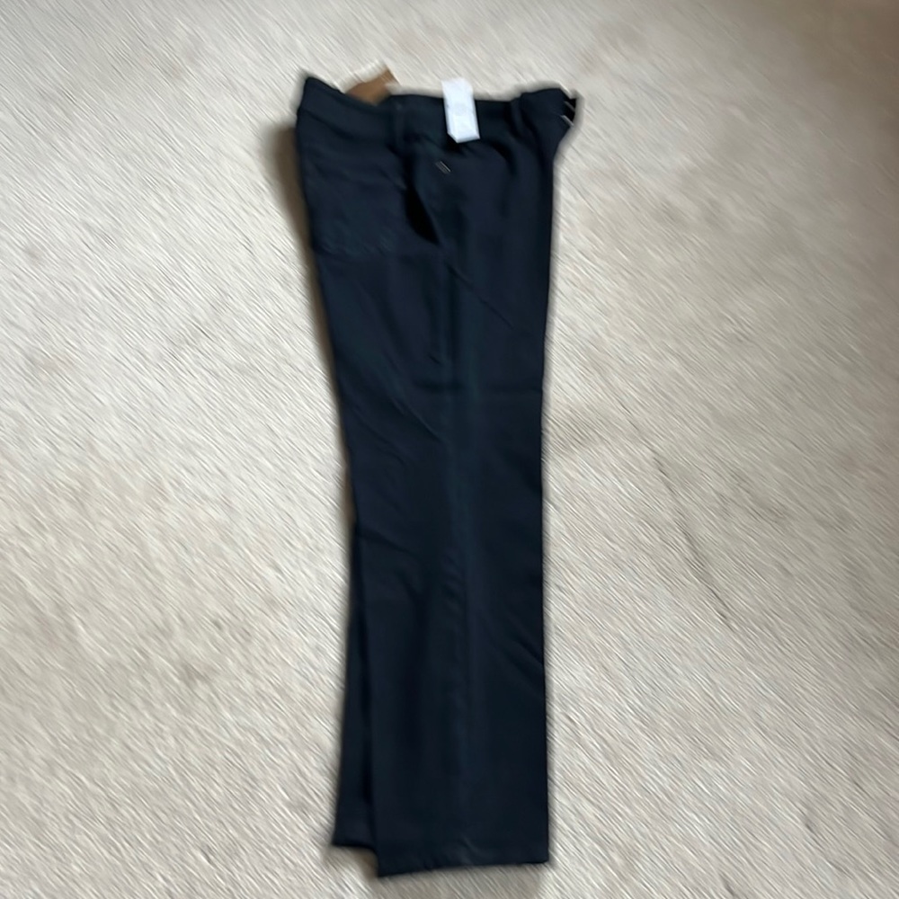 Coldwater Creek dark blue stretch, denim straight leg petite jeans NWT